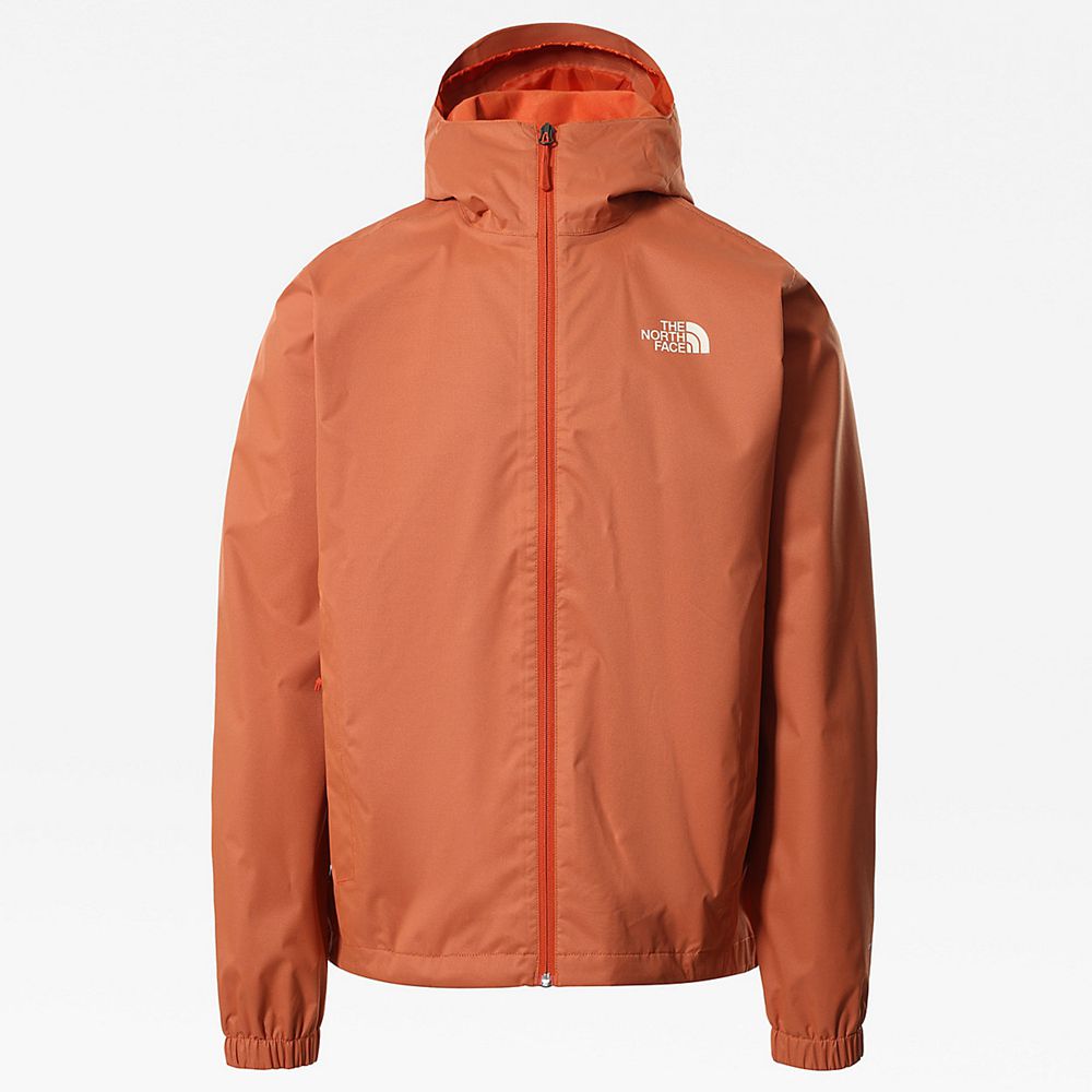 The North Face Hooded Jacket Mens Australia - The North Face Quest Orange / Black Hiking (FUH-854391